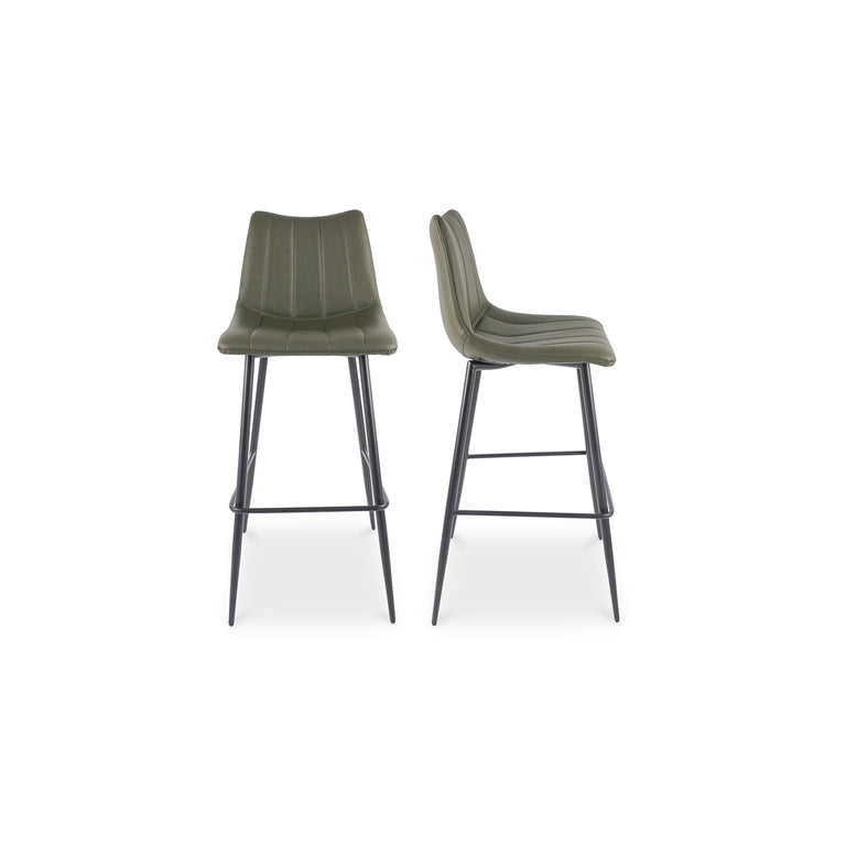ALIBI BAR STOOL BROWN - SET OF TWO