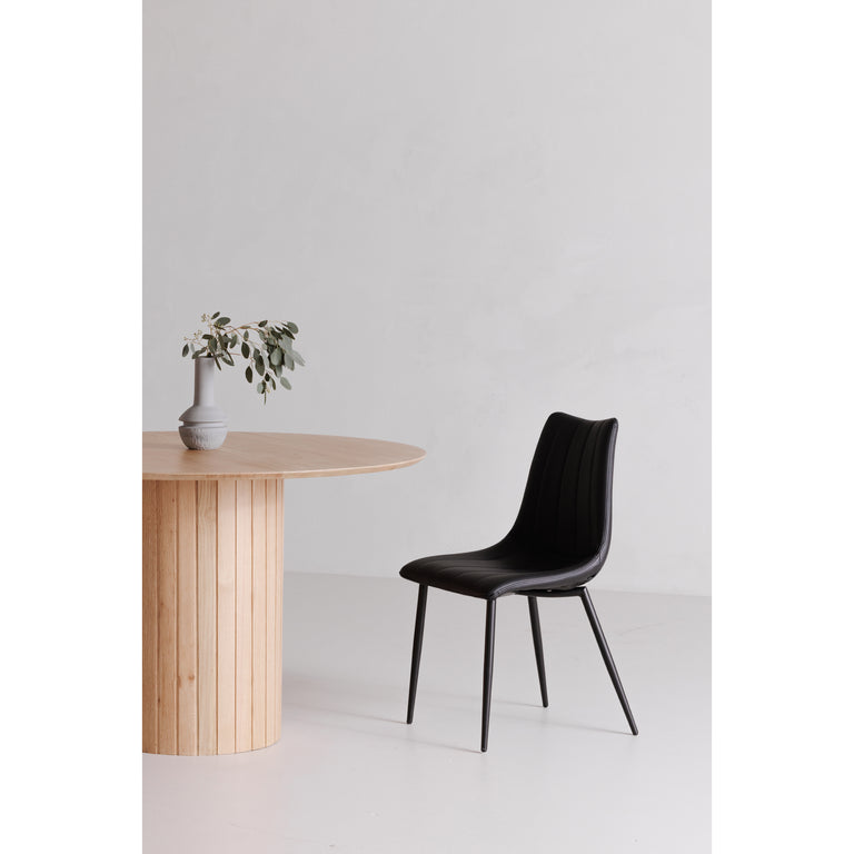 ALIBI DINING CHAIR BROWN - SET OF TWO