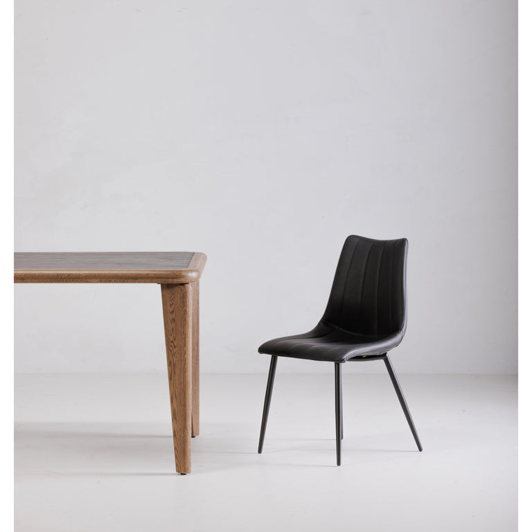 ALIBI DINING CHAIR BROWN - SET OF TWO