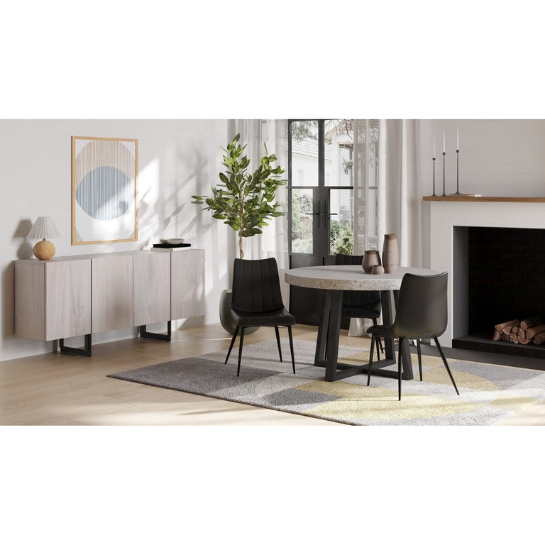 ALIBI DINING CHAIR BROWN - SET OF TWO