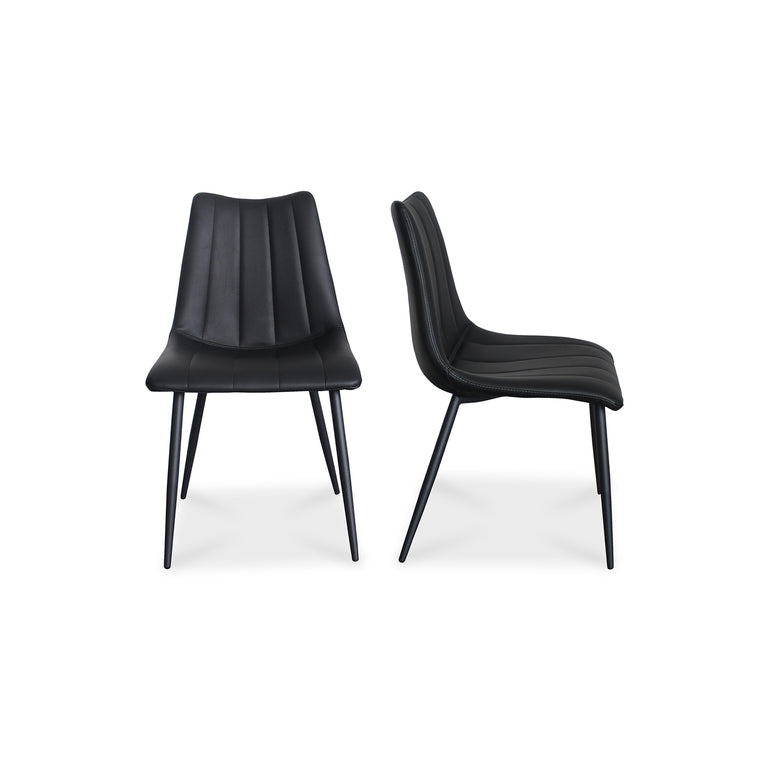 ALIBI DINING CHAIR BROWN - SET OF TWO
