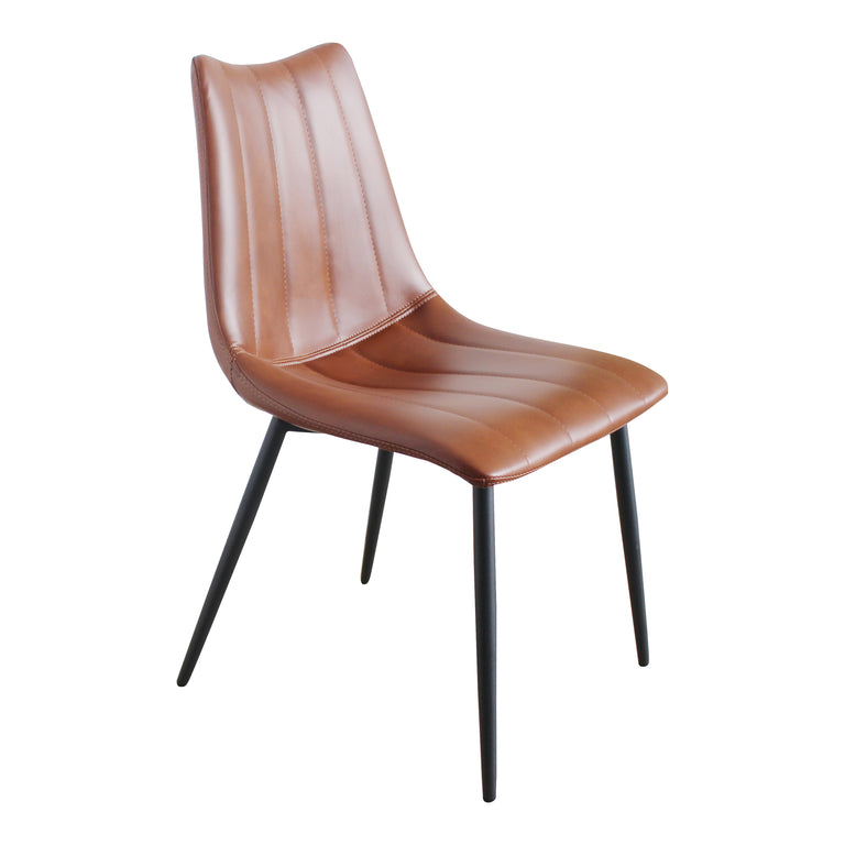 ALIBI DINING CHAIR BROWN - SET OF TWO