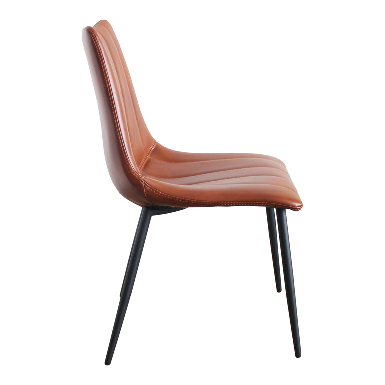 ALIBI DINING CHAIR BROWN - SET OF TWO