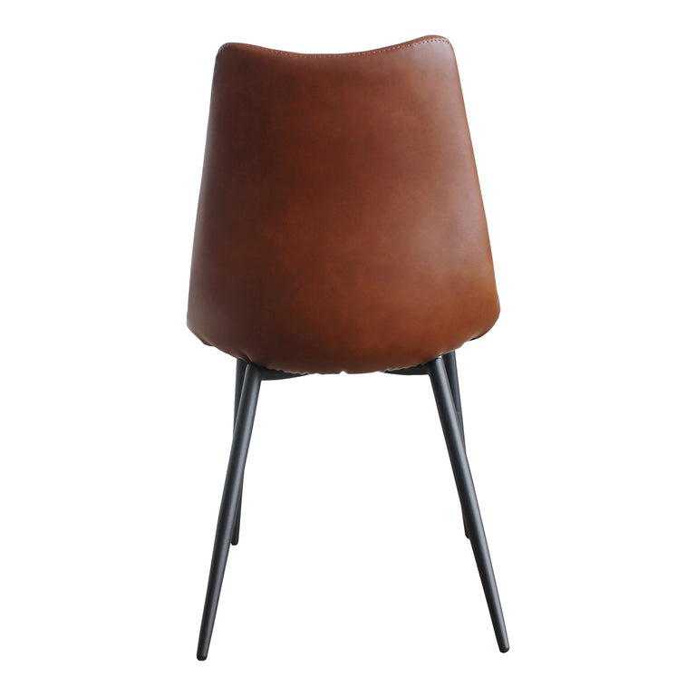 ALIBI DINING CHAIR BROWN - SET OF TWO