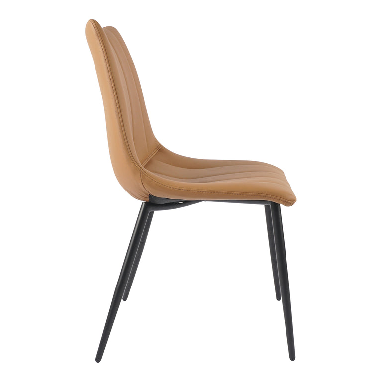 ALIBI DINING CHAIR BROWN - SET OF TWO