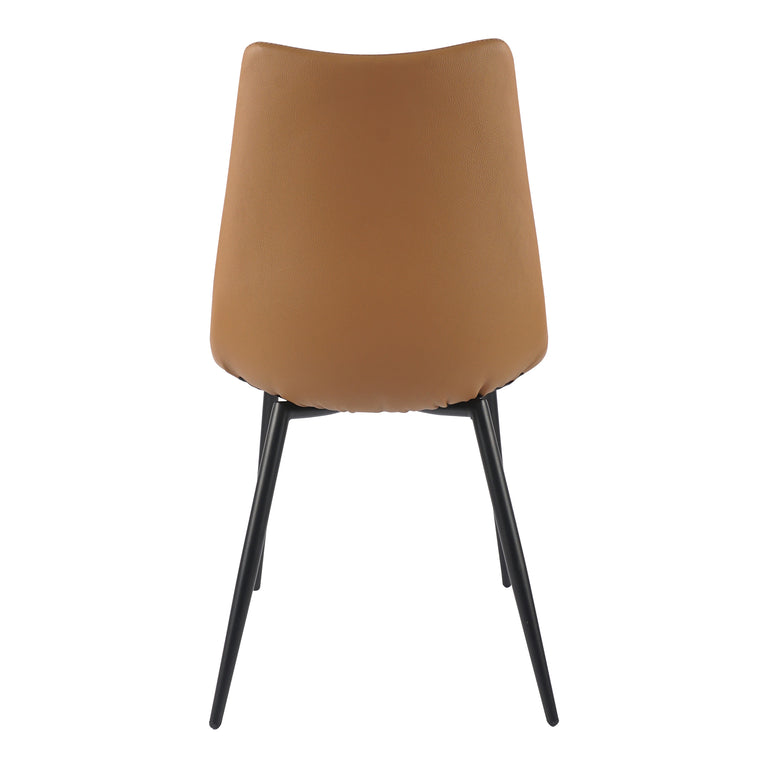ALIBI DINING CHAIR BROWN - SET OF TWO