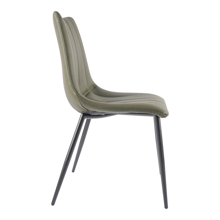 ALIBI DINING CHAIR BROWN - SET OF TWO