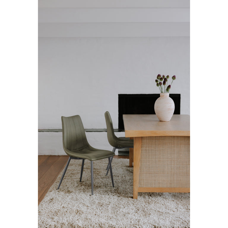 ALIBI DINING CHAIR BROWN - SET OF TWO