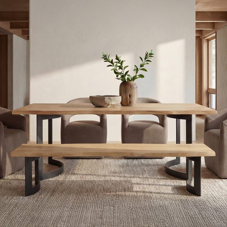 BENT BENCH EXTRA SMALL OAK