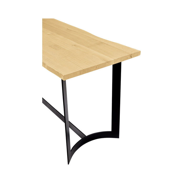 BENT COUNTER TABLE OAK