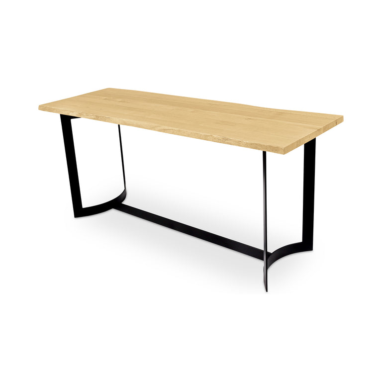 BENT COUNTER TABLE OAK