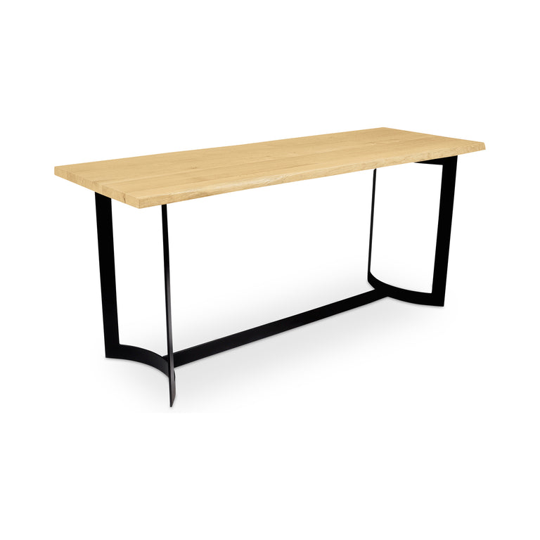 BENT COUNTER TABLE OAK