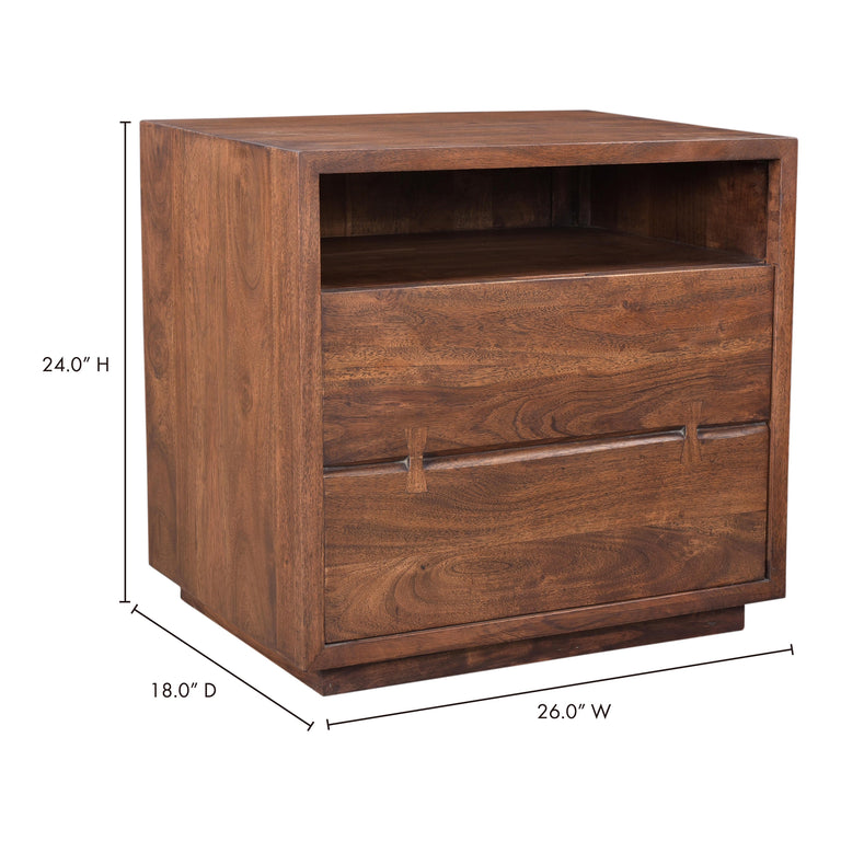 MADAGASCAR NIGHTSTAND BROWN
