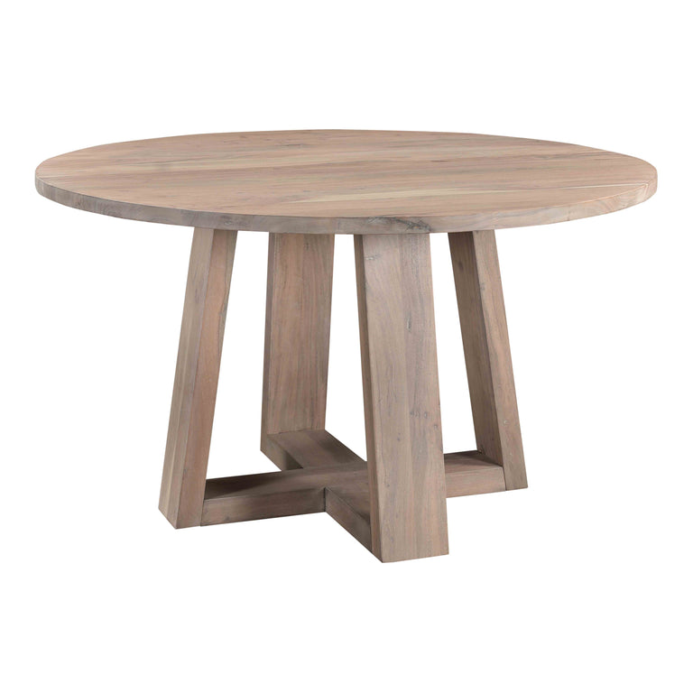 TANYA ROUND DINING TABLE LIGHT GREY