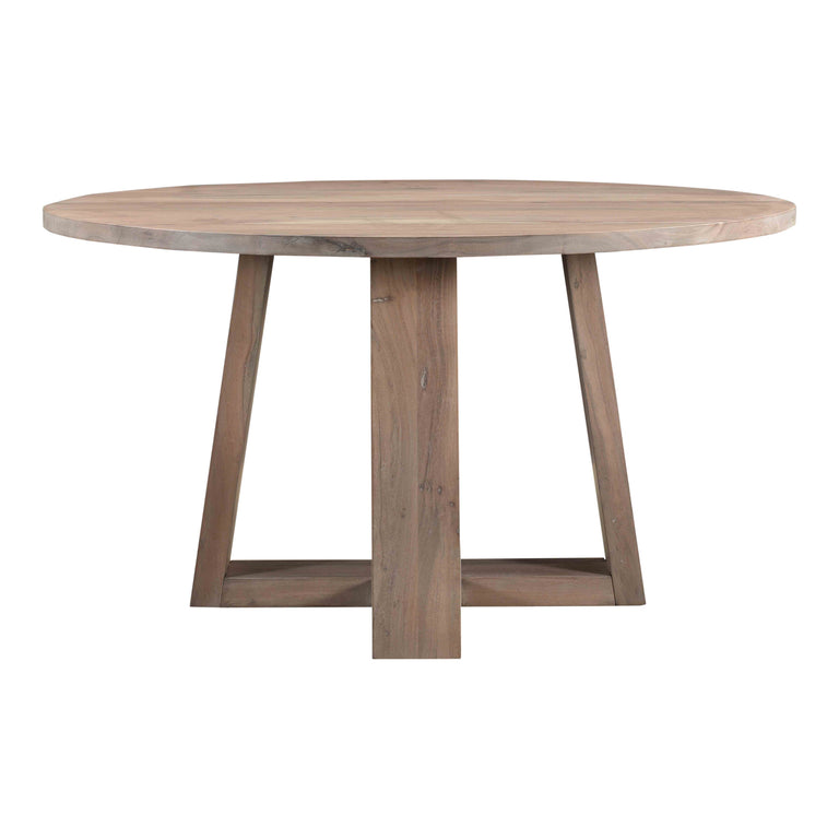 TANYA ROUND DINING TABLE LIGHT GREY