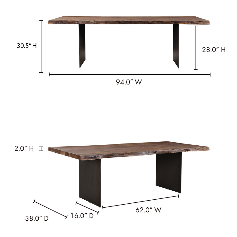 HOWELL DINING TABLE NATURAL