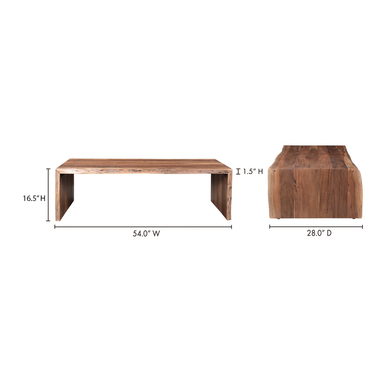 TYRELL COFFEE TABLE NATURAL BROWN