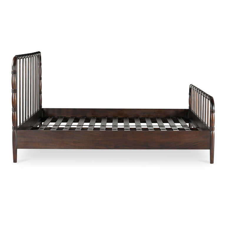 VIVIAN KING BED DARK BROWNN