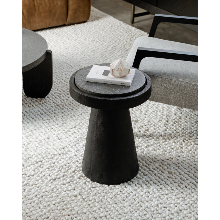 BOOK ACCENT TABLE BLACK