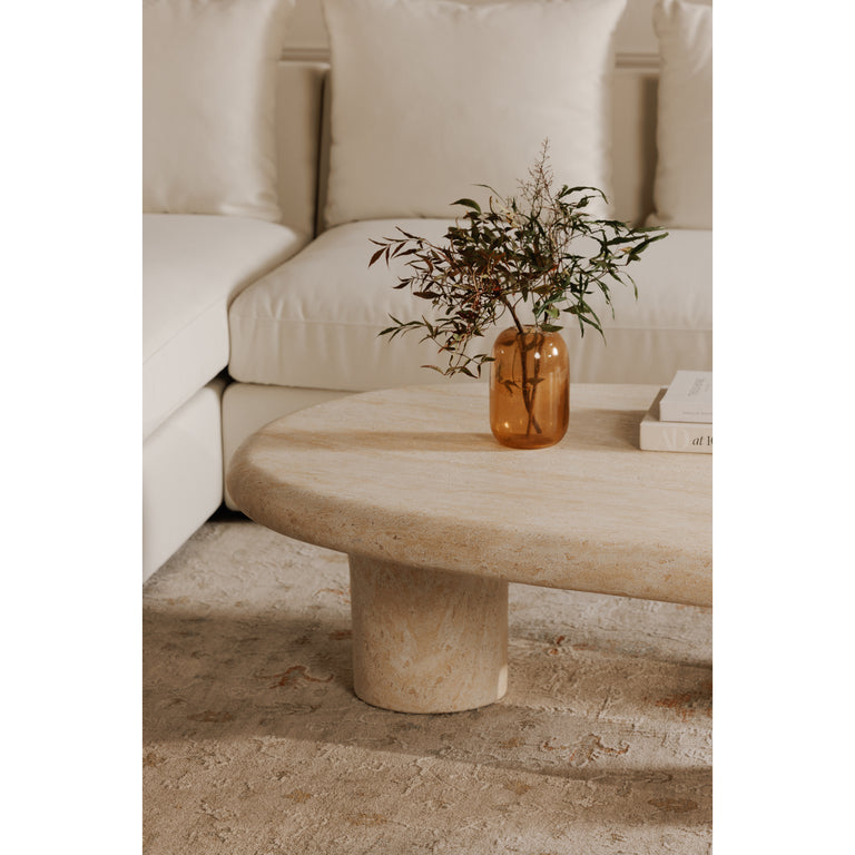WARBY OUTDOOR COFFEE TABLE BEIGE