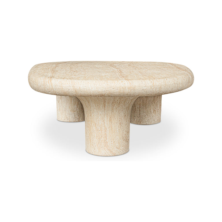 WARBY OUTDOOR COFFEE TABLE BEIGE