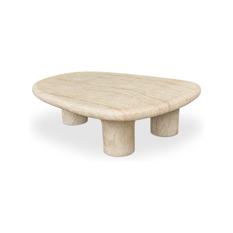 WARBY OUTDOOR COFFEE TABLE BEIGE