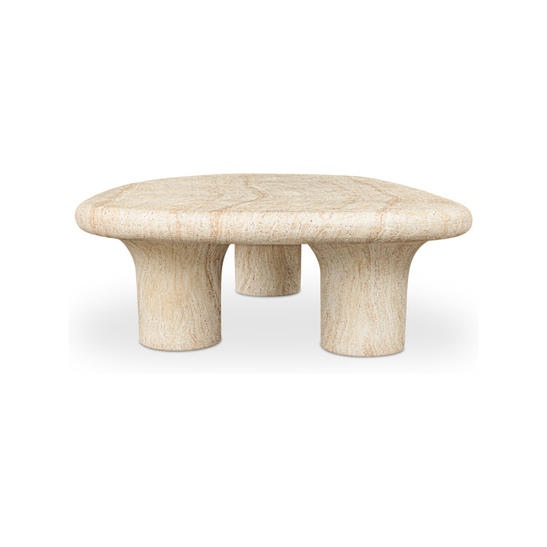 WARBY OUTDOOR COFFEE TABLE BEIGE