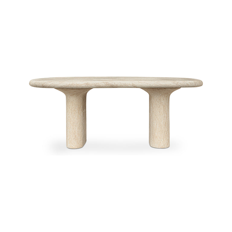 WARBY OUTDOOR DINING TABLE BEIGE