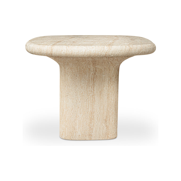 WARBY OUTDOOR DINING TABLE BEIGE