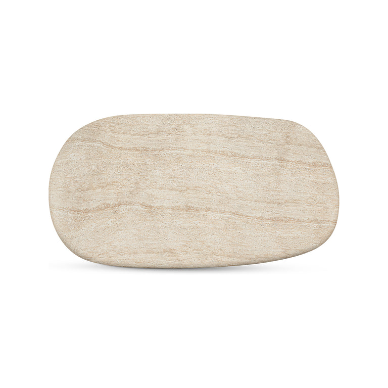 WARBY OUTDOOR DINING TABLE BEIGE