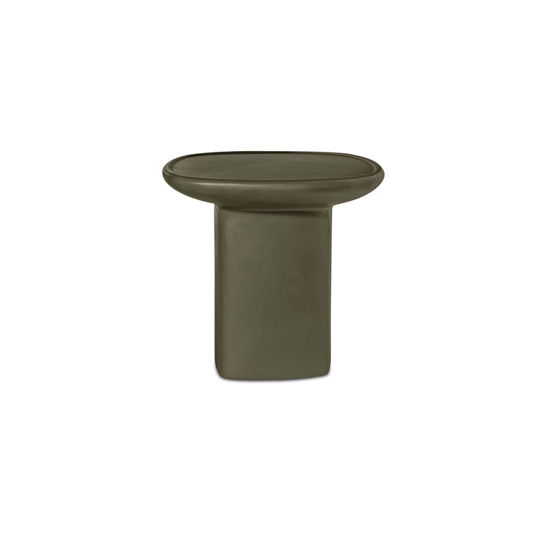 MANON OUTDOOR SIDE TABLE DEEP GREEN