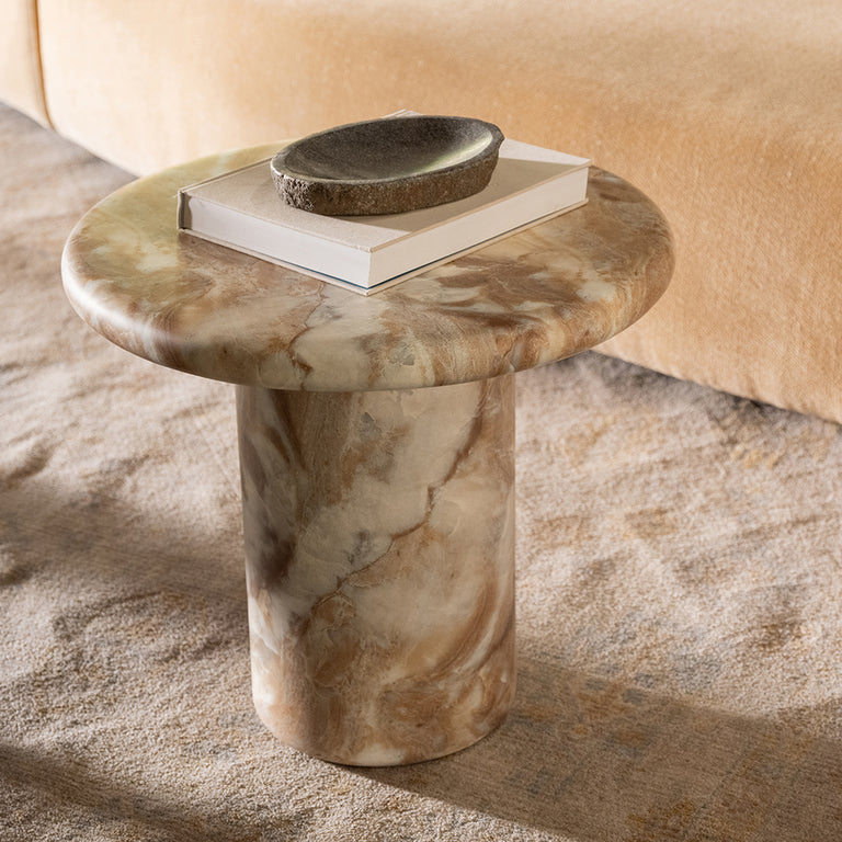 FRIDA OUTDOOR SIDE TABLE BROWN