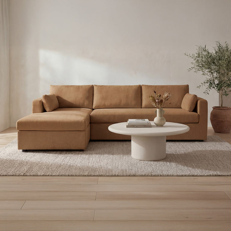 FRIDA OUTDOOR COFFEE TABLE BROWN