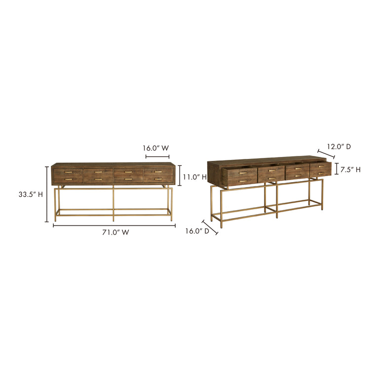 ANNECY CONSOLE TABLE NATURAL