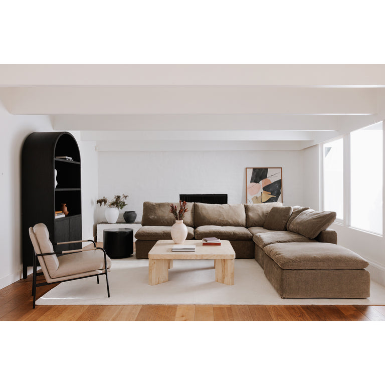WILDE DISPLAY CABINET BLACK OAK