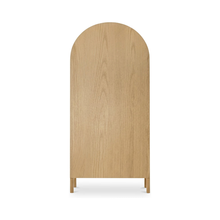 WILDE DISPLAY CABINET BLACK OAK