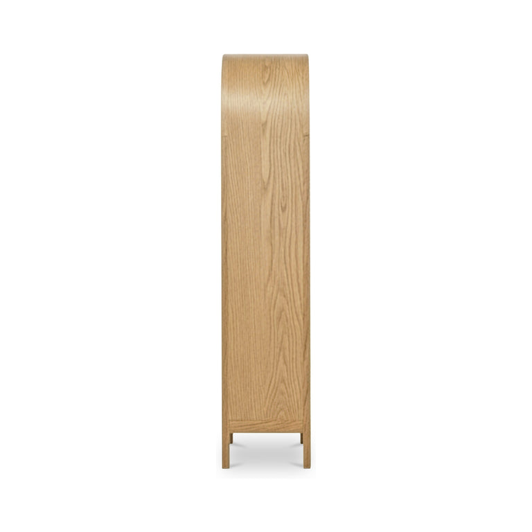 WILDE DISPLAY CABINET BLACK OAK
