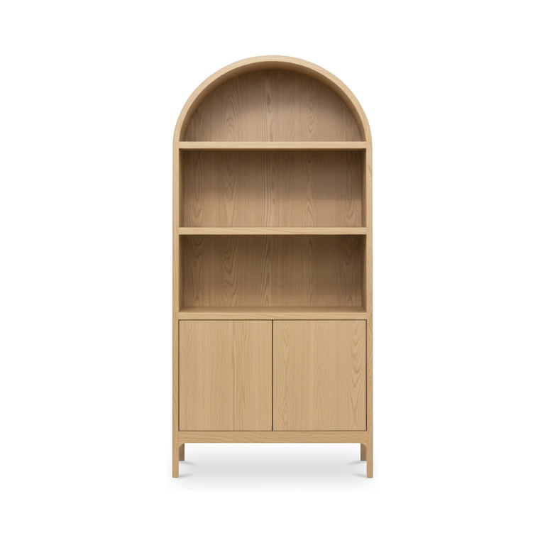 WILDE DISPLAY CABINET BLACK OAK
