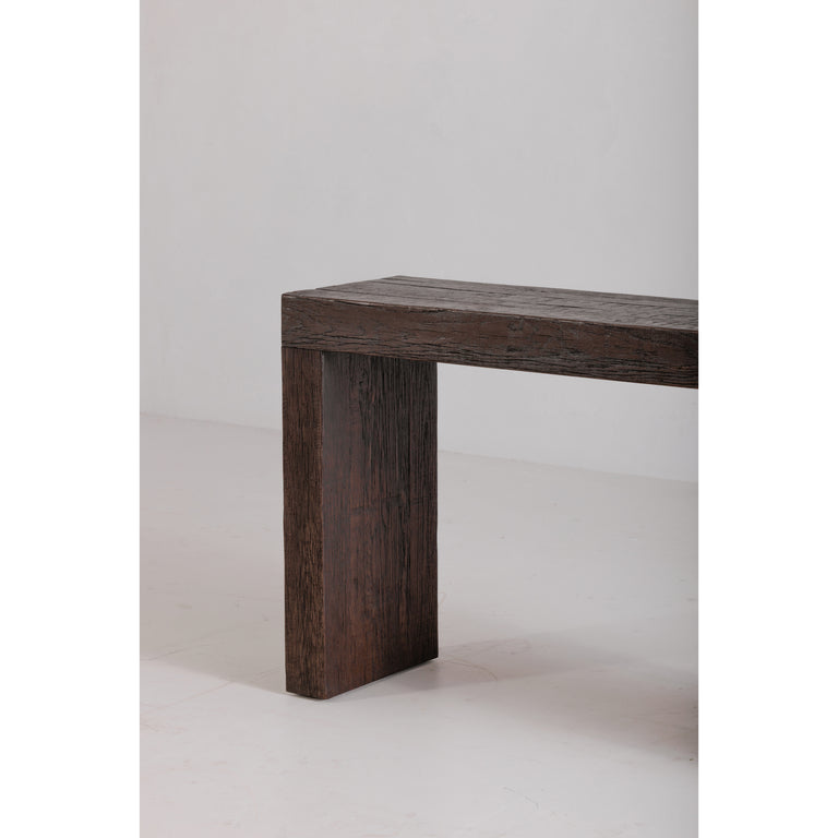 EVANDER CONSOLE TABLE RUSTIC BROWN