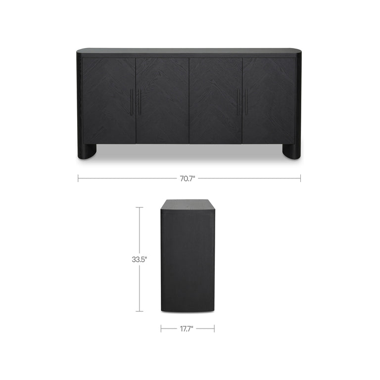 WILLIAM SIDEBOARD BLACK