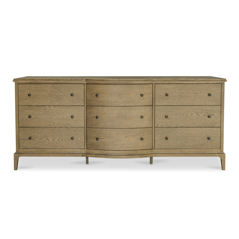 SADIE 9 DRAWER DRESSER BROWN