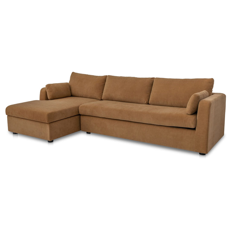 BURROW SLEEPER SECTIONAL WITH STORAGE CHAISE BLACK LEFT