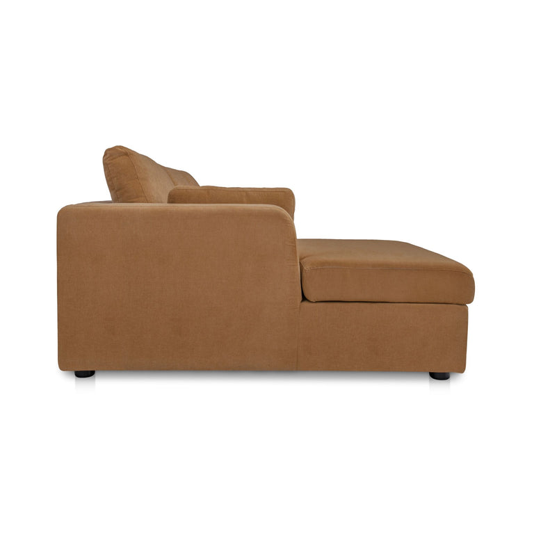 BURROW SLEEPER SECTIONAL WITH STORAGE CHAISE BLACK LEFT