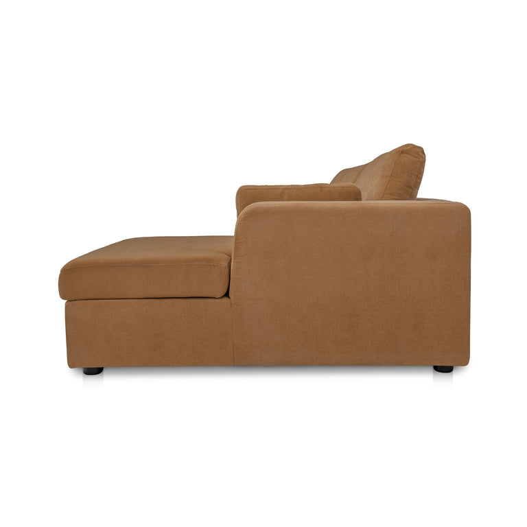 BURROW SLEEPER SECTIONAL WITH STORAGE CHAISE BLACK LEFT