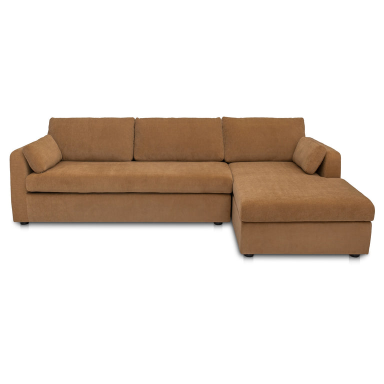 BURROW SLEEPER SECTIONAL WITH STORAGE CHAISE BLACK LEFT