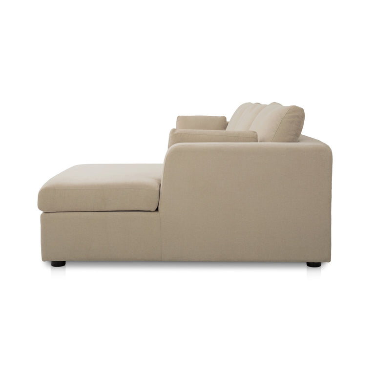 BURROW SLEEPER SECTIONAL WITH STORAGE CHAISE BLACK LEFT