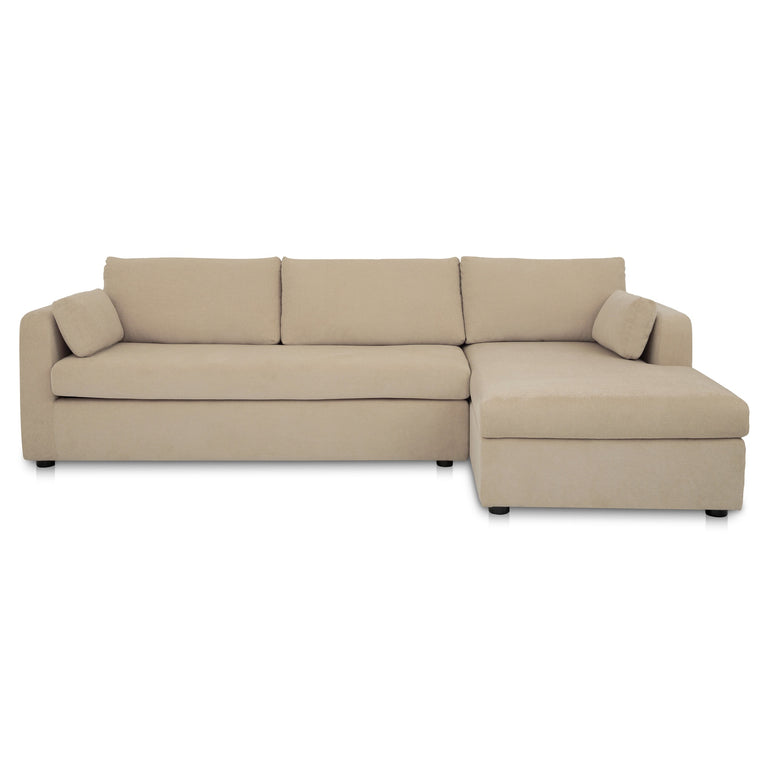 BURROW SLEEPER SECTIONAL WITH STORAGE CHAISE BLACK LEFT