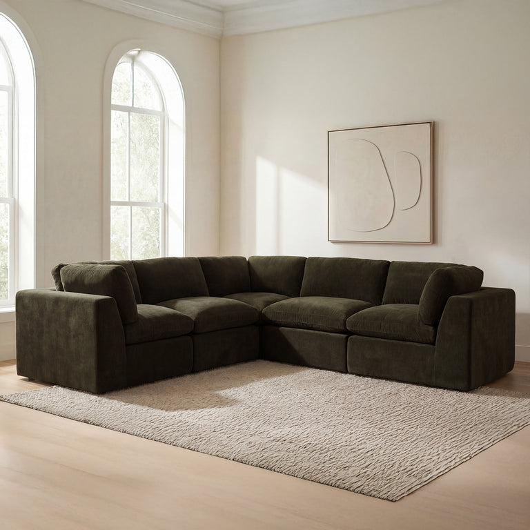 CATES CORNER CHAIR DARK GREEN