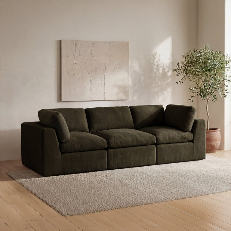 CATES SLIPPER CHAIR DARK GREEN