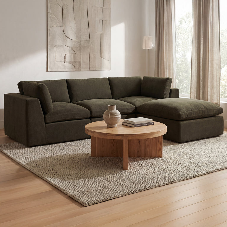 CATES SLIPPER CHAIR DARK GREEN